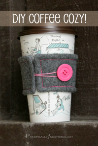 DIY Coffee Cozy from Practically Functional